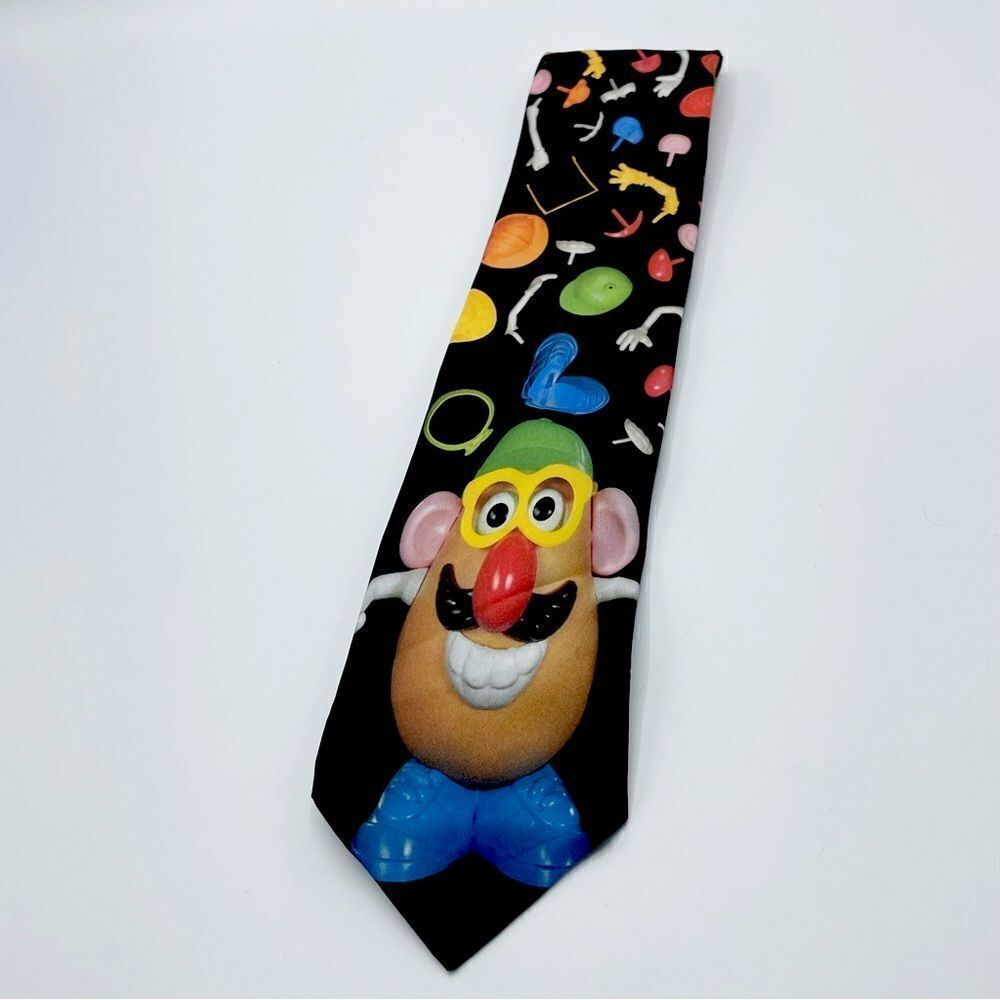 Wally Wear Mr. Potato Head vintage polyester tie